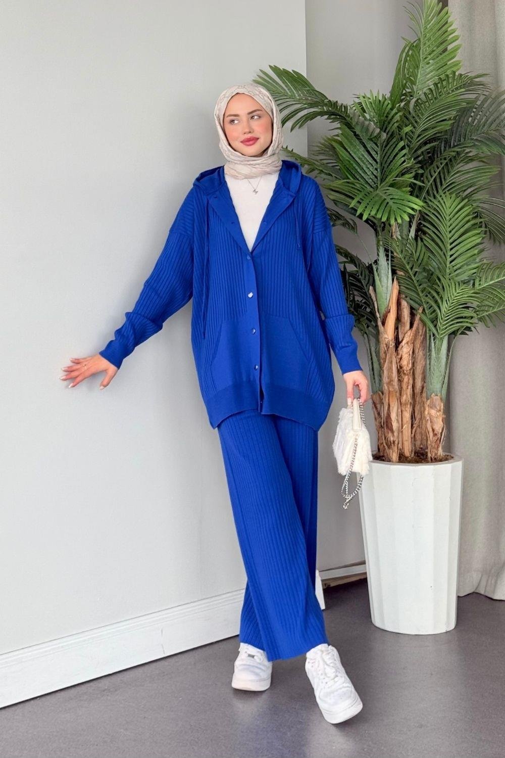 Minel Triko Takım Saks 2440 