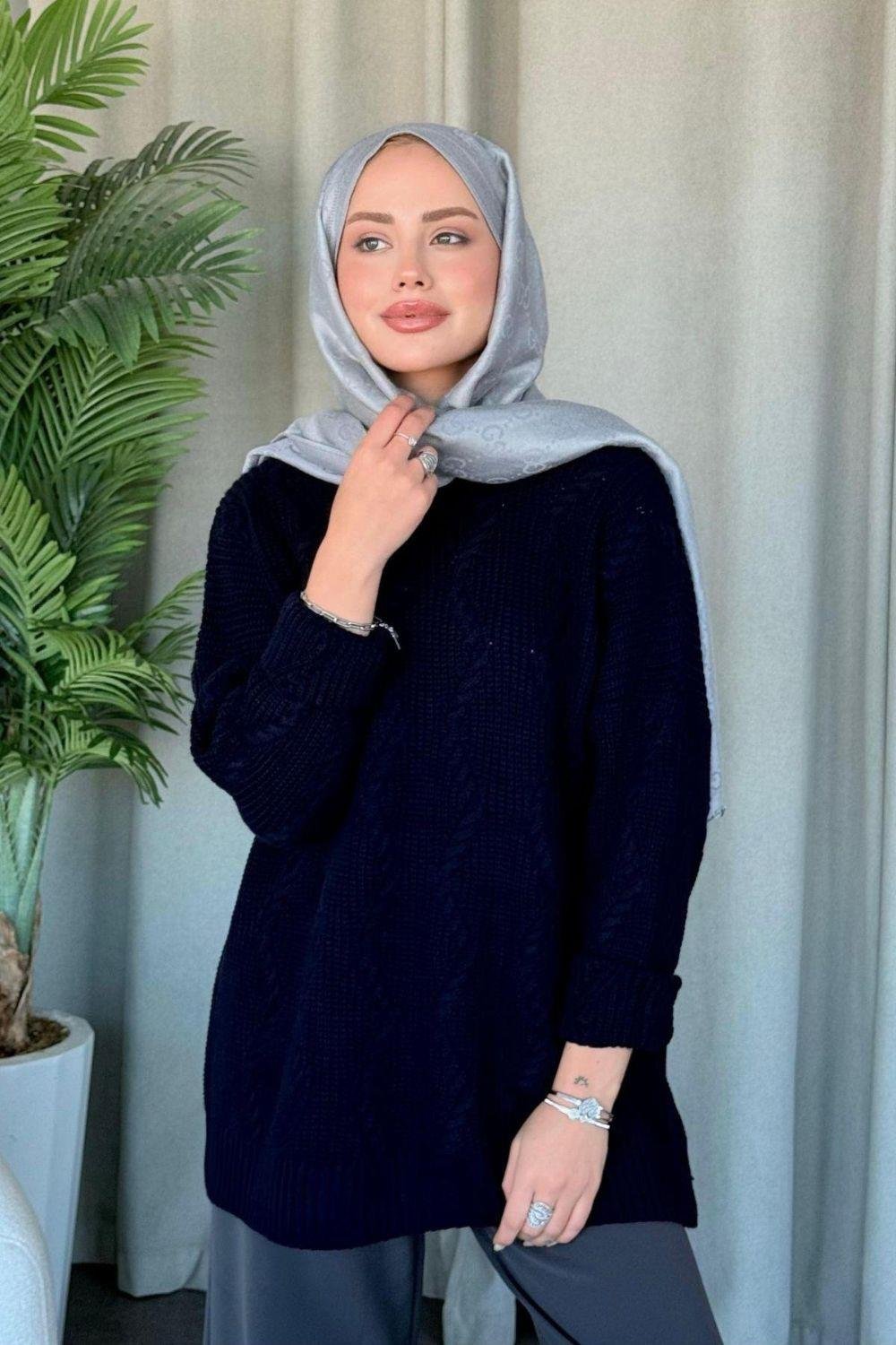 Suadiye Sweater Navy Blue 24490 