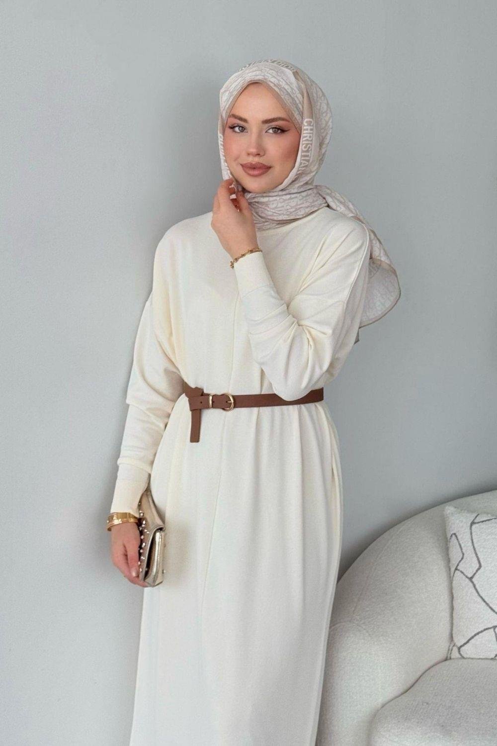 Merserize Melek Elbise Ekru 245400 