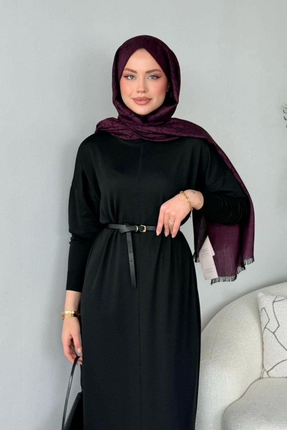 Merserize Melek Elbise Siyah 245400 