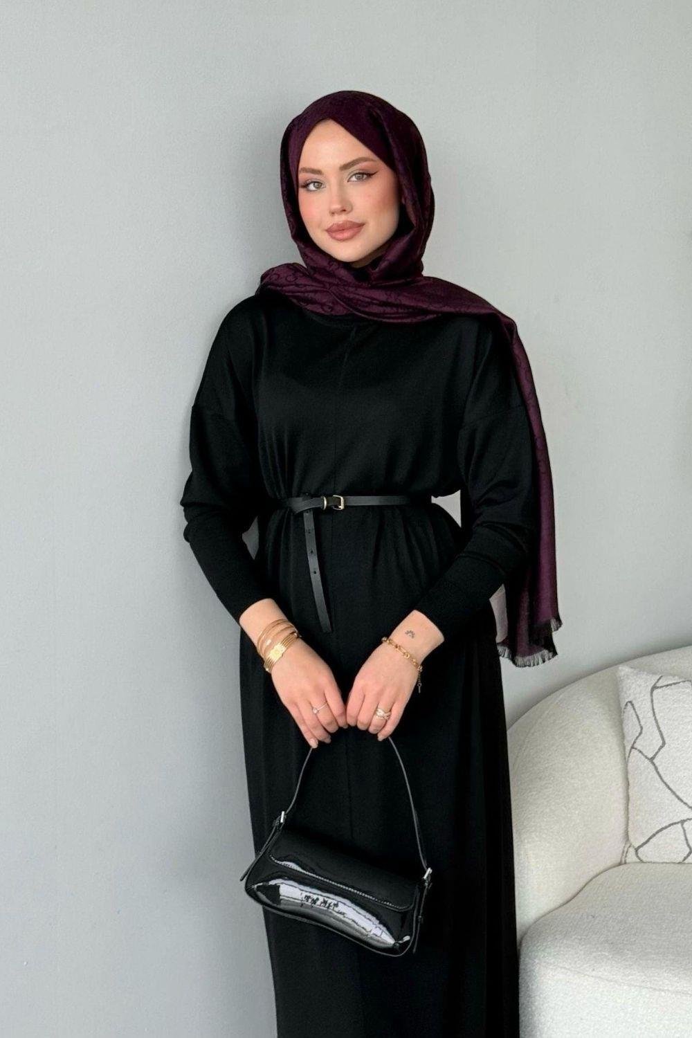 Merserize Melek Elbise Siyah 245400 