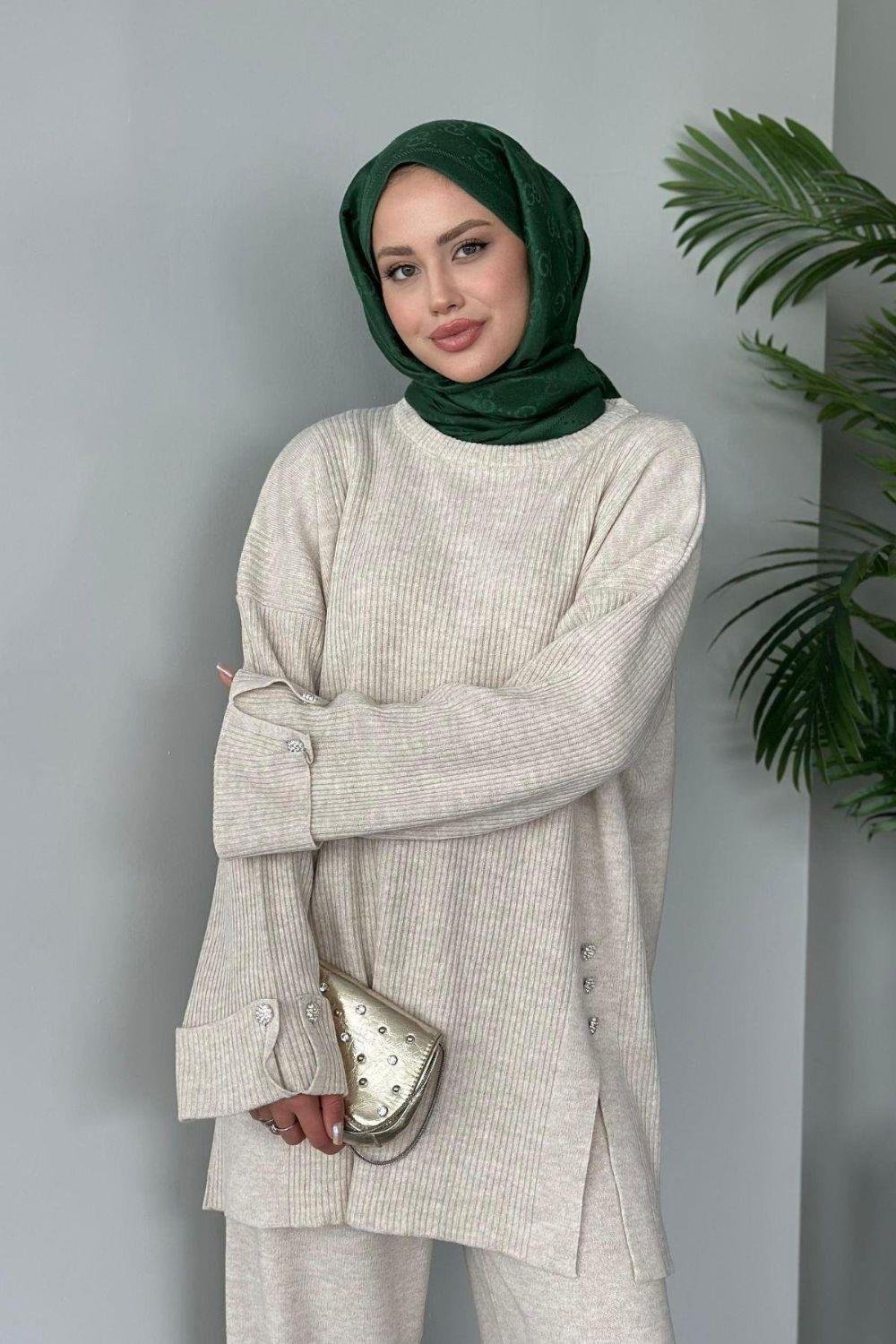 Teressa Triko Takım Bej 246333 