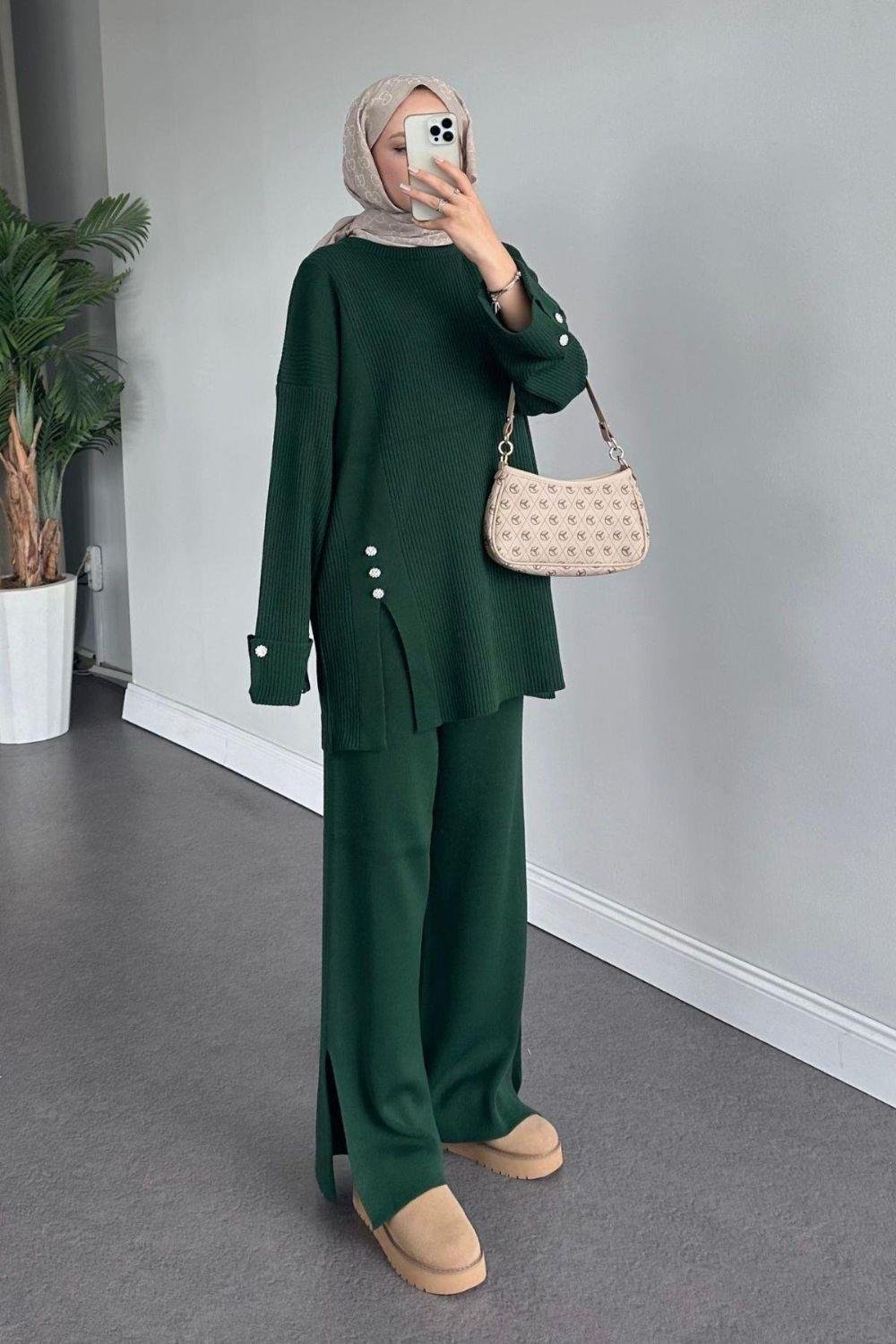 Teressa Triko Takım Zümrüt 246333 