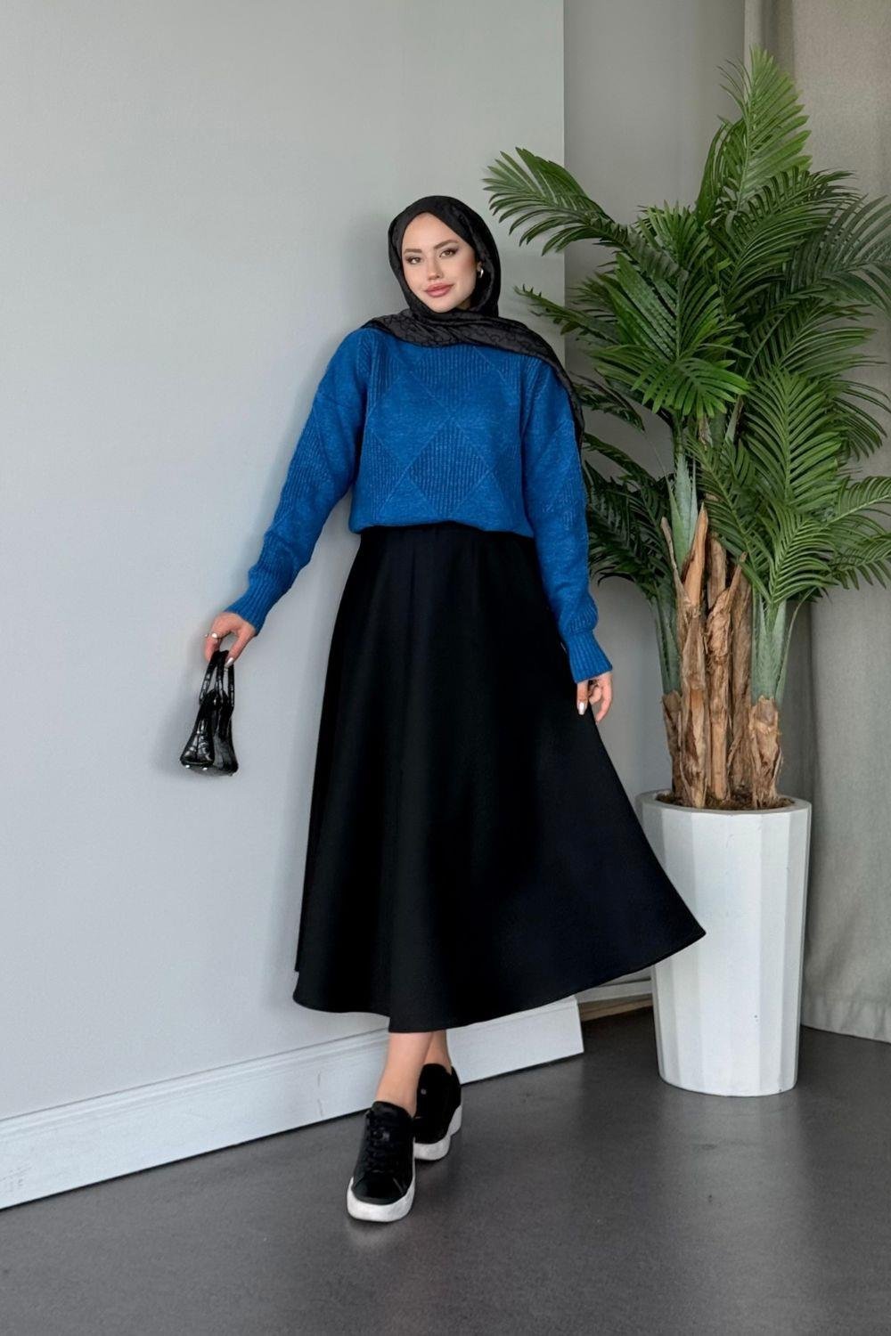 Pelin Kazak Mavi 24663 