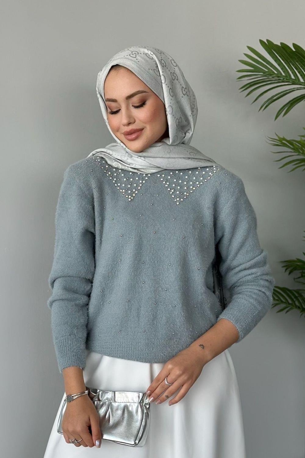 Yıldız Premium Kazak Gri 24720 