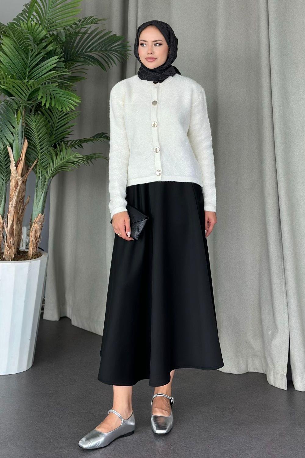 Pofuduk Hırka Ekru 24780 