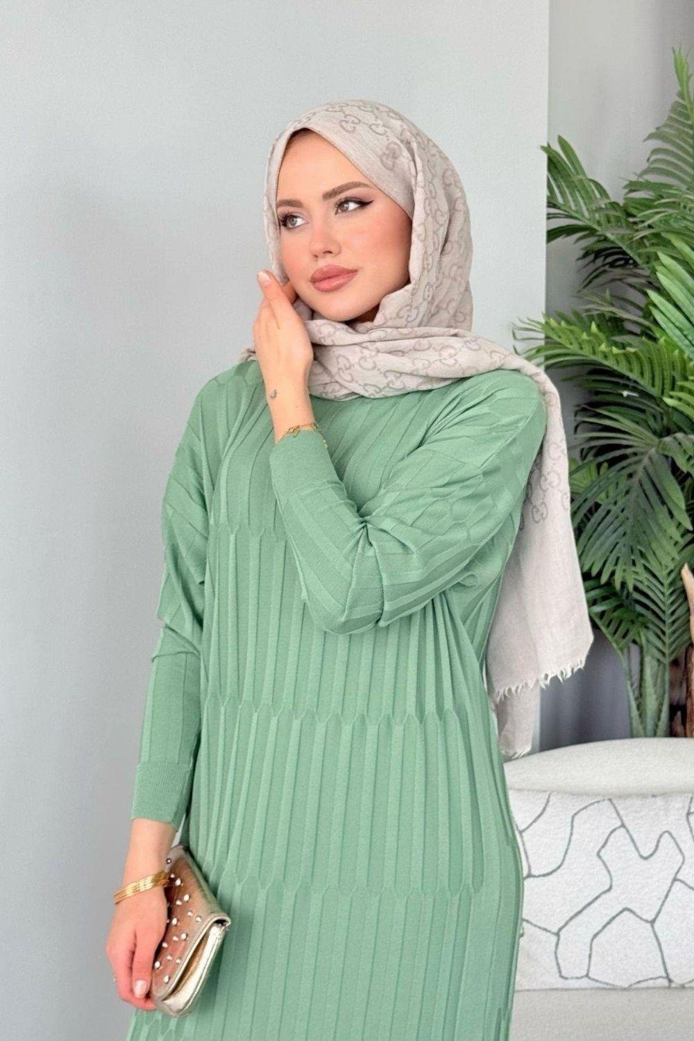 Dolgu Merserize Elbise Mint 247900 