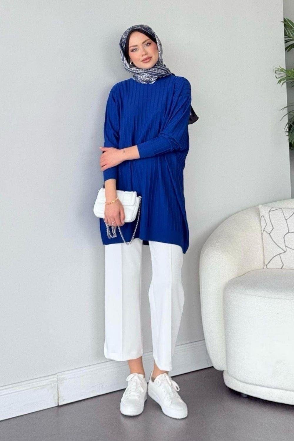 Fitilli İnce Tunik Saks 2480 