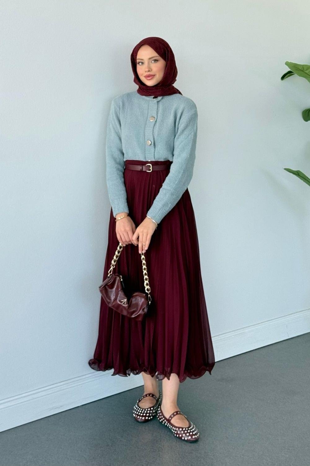 Çise Kedi Sakal Kısa Ceket Gri 24840 