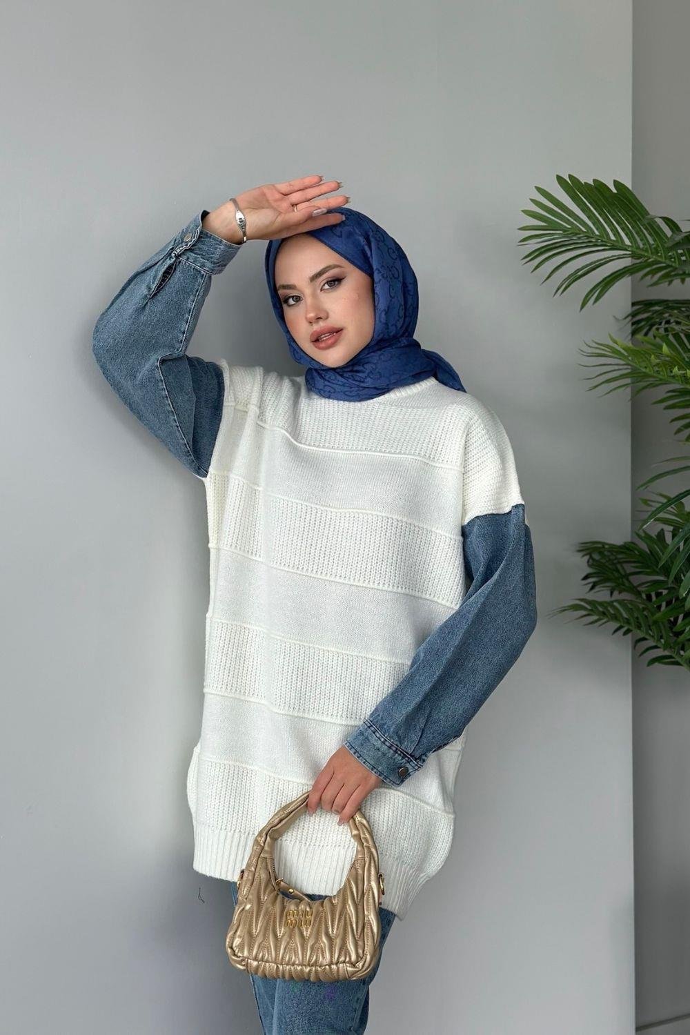 Kot Kollu Kazak Beyaz 24880 