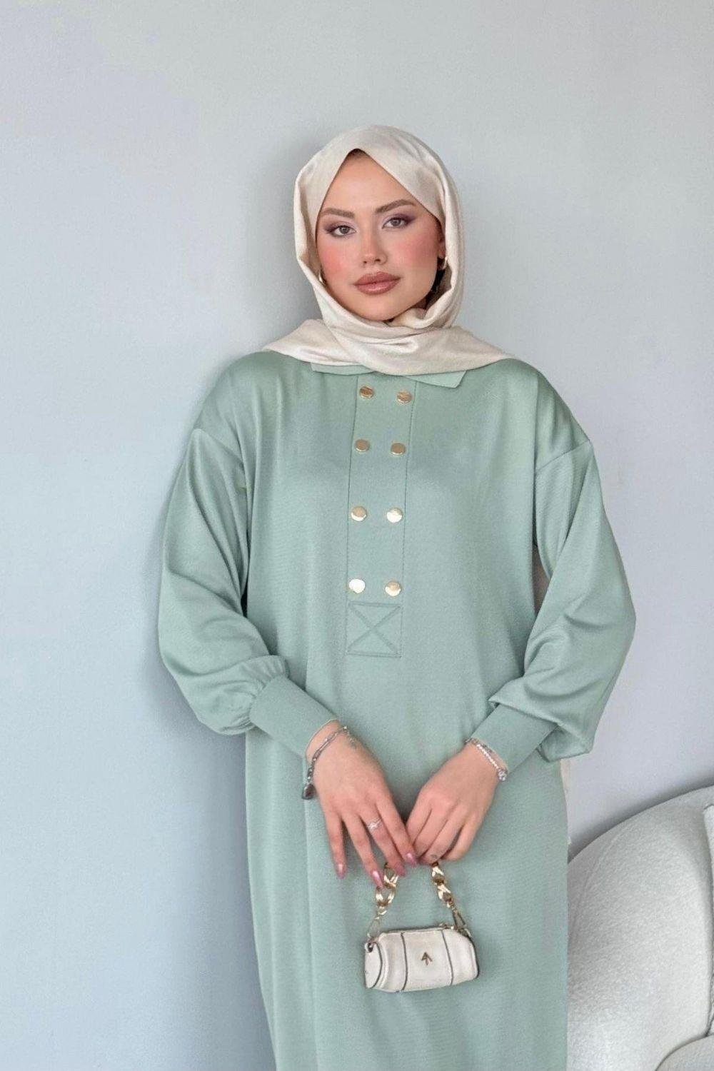 Versa Elbise Mint 2514 