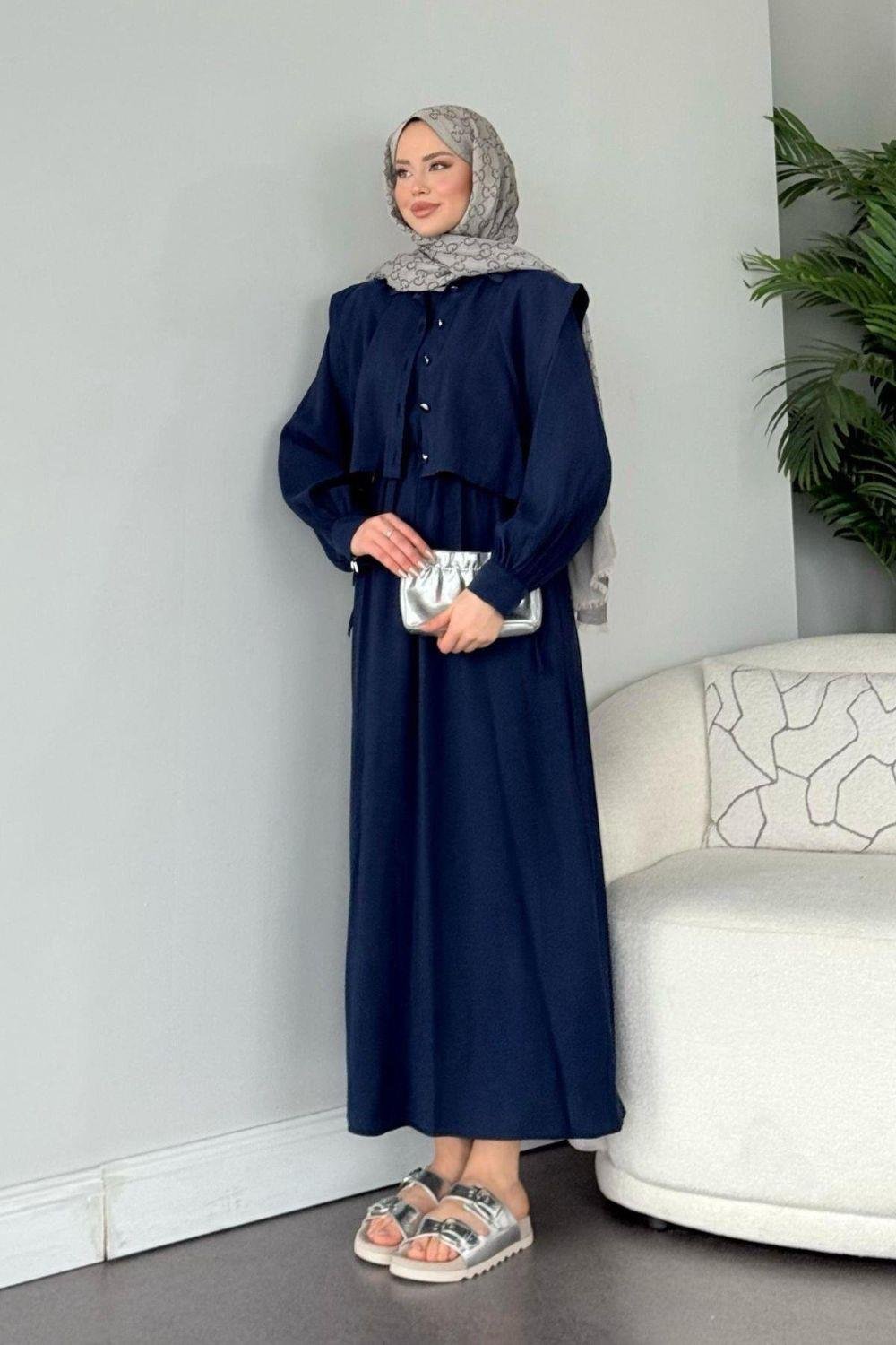 Şura Elbise Lacivert 25250 