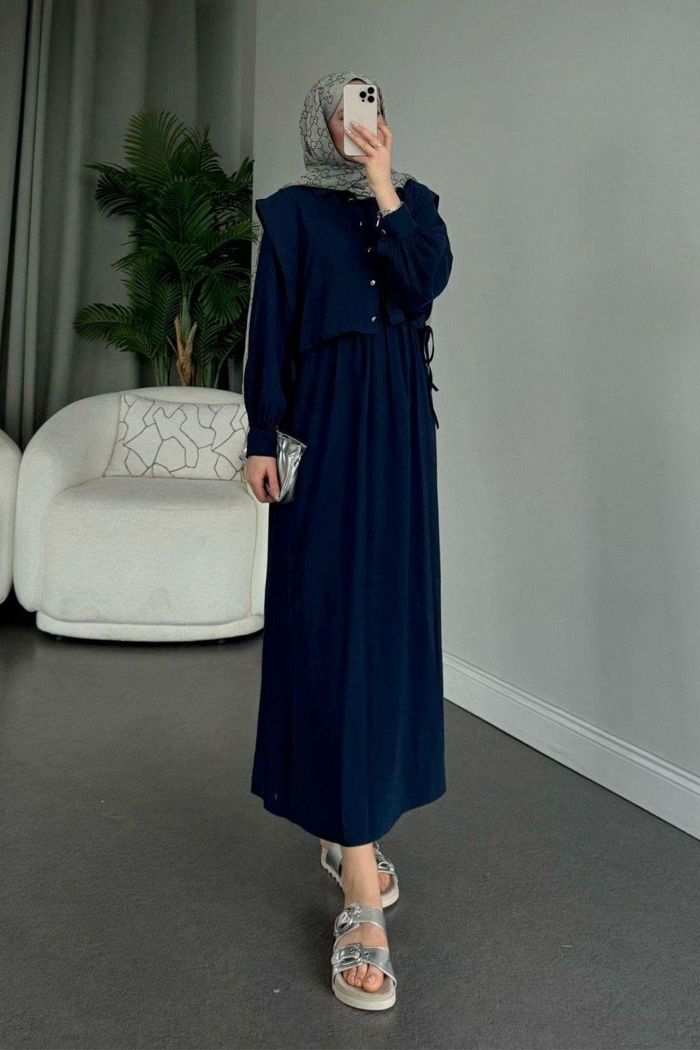 Şura Elbise Lacivert 25250 