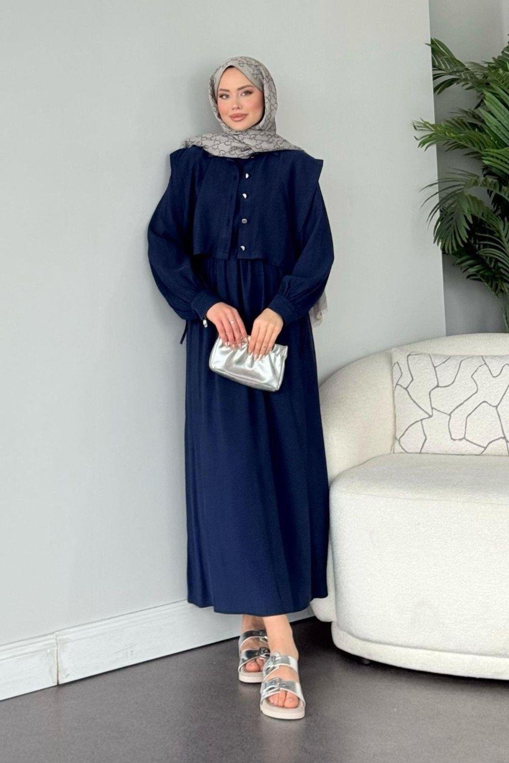 Şura Elbise Lacivert 25250 