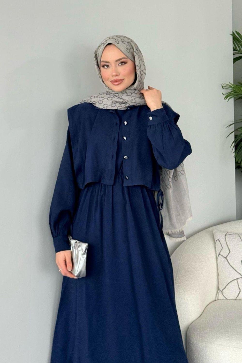 Şura Elbise Lacivert 25250 