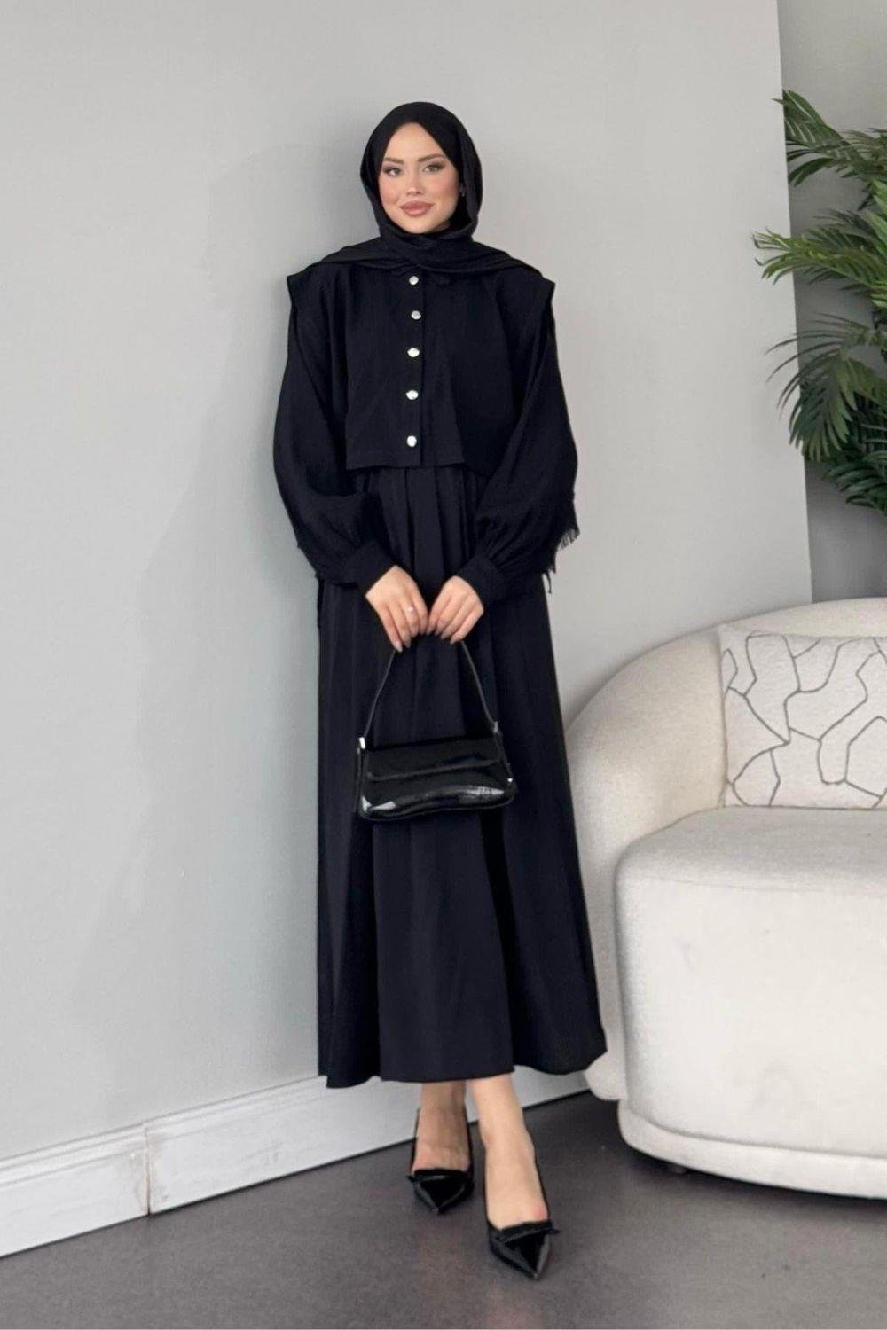Şura Elbise Siyah 25250 