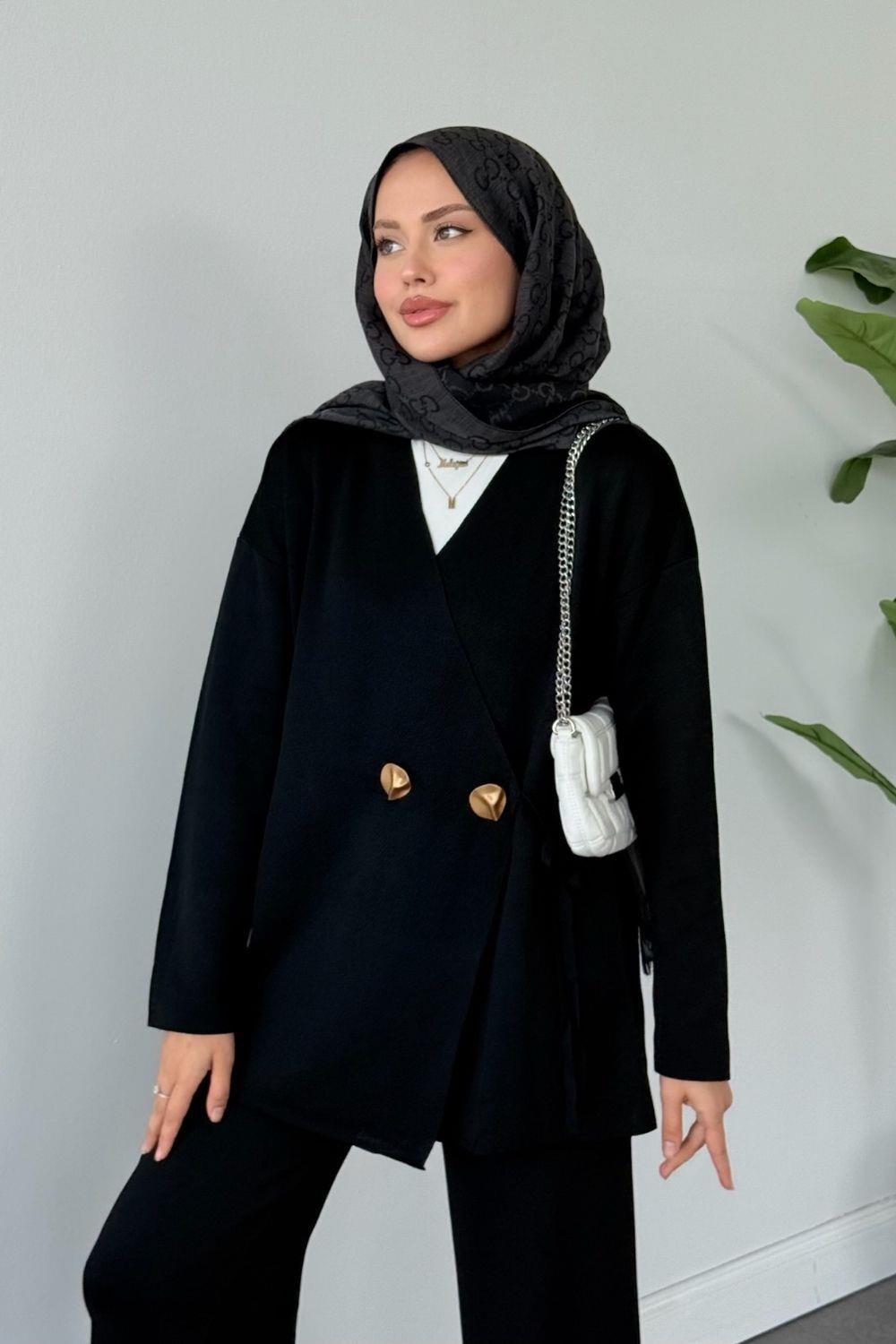 Lyon Merserize Takım Siyah 25310 
