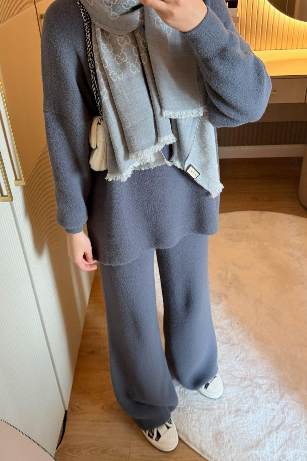 Dilşah Angora Takım Füme 25650 