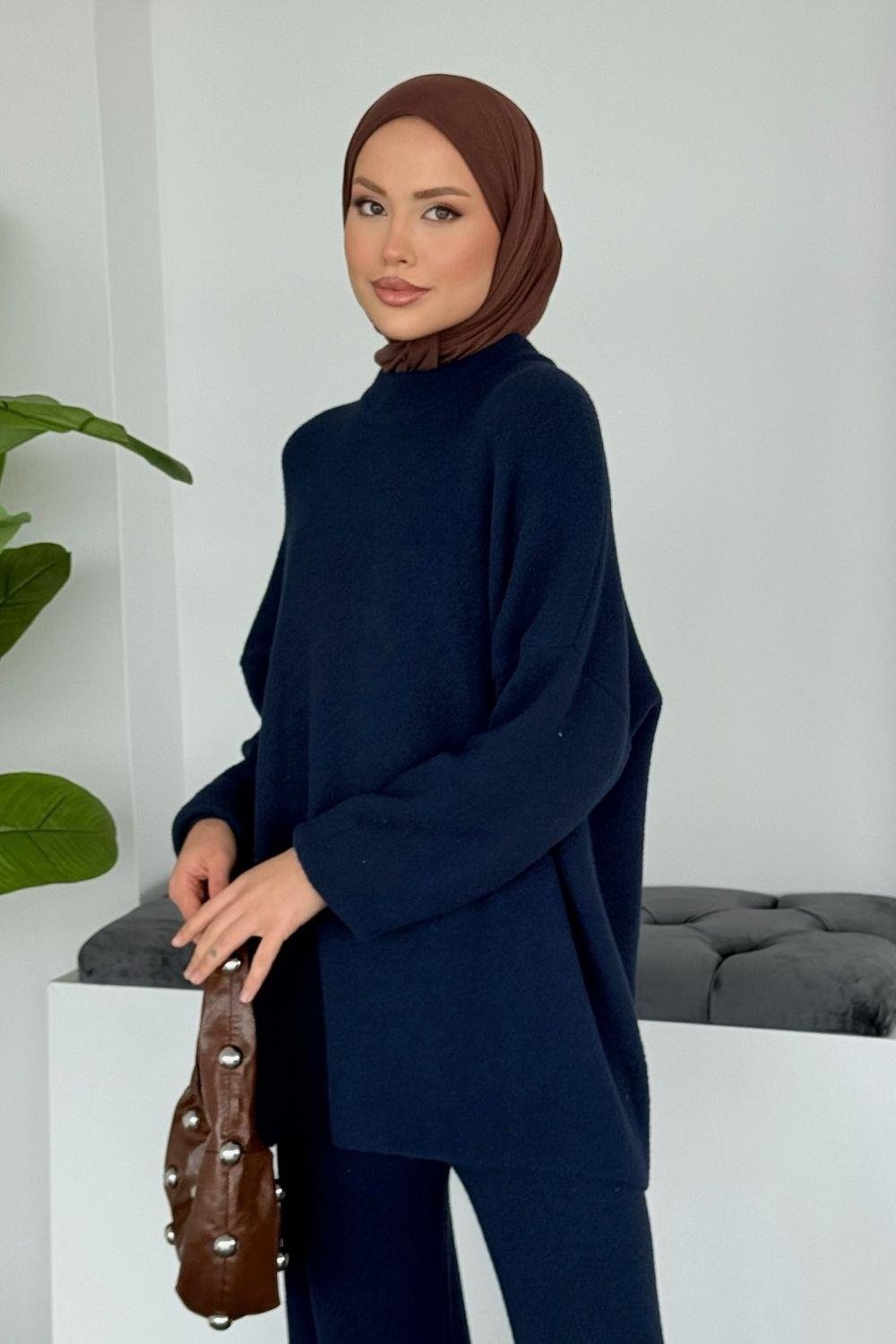 Dilşah Angora Takım Lacivert 25650 