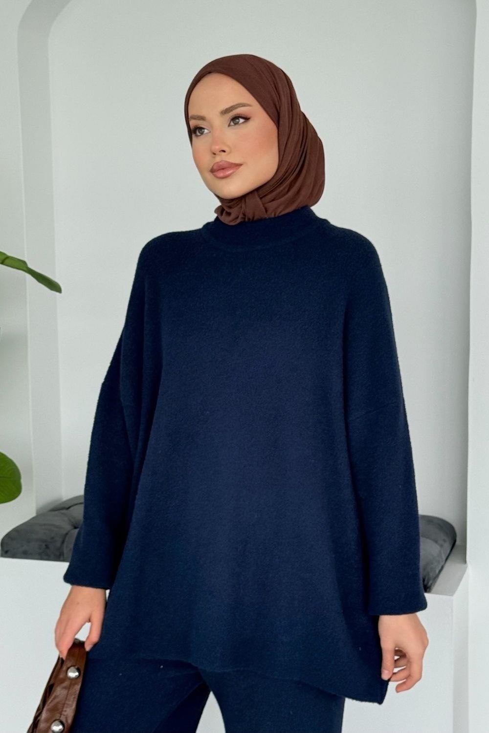 Dilşah Angora Takım Lacivert 25650 