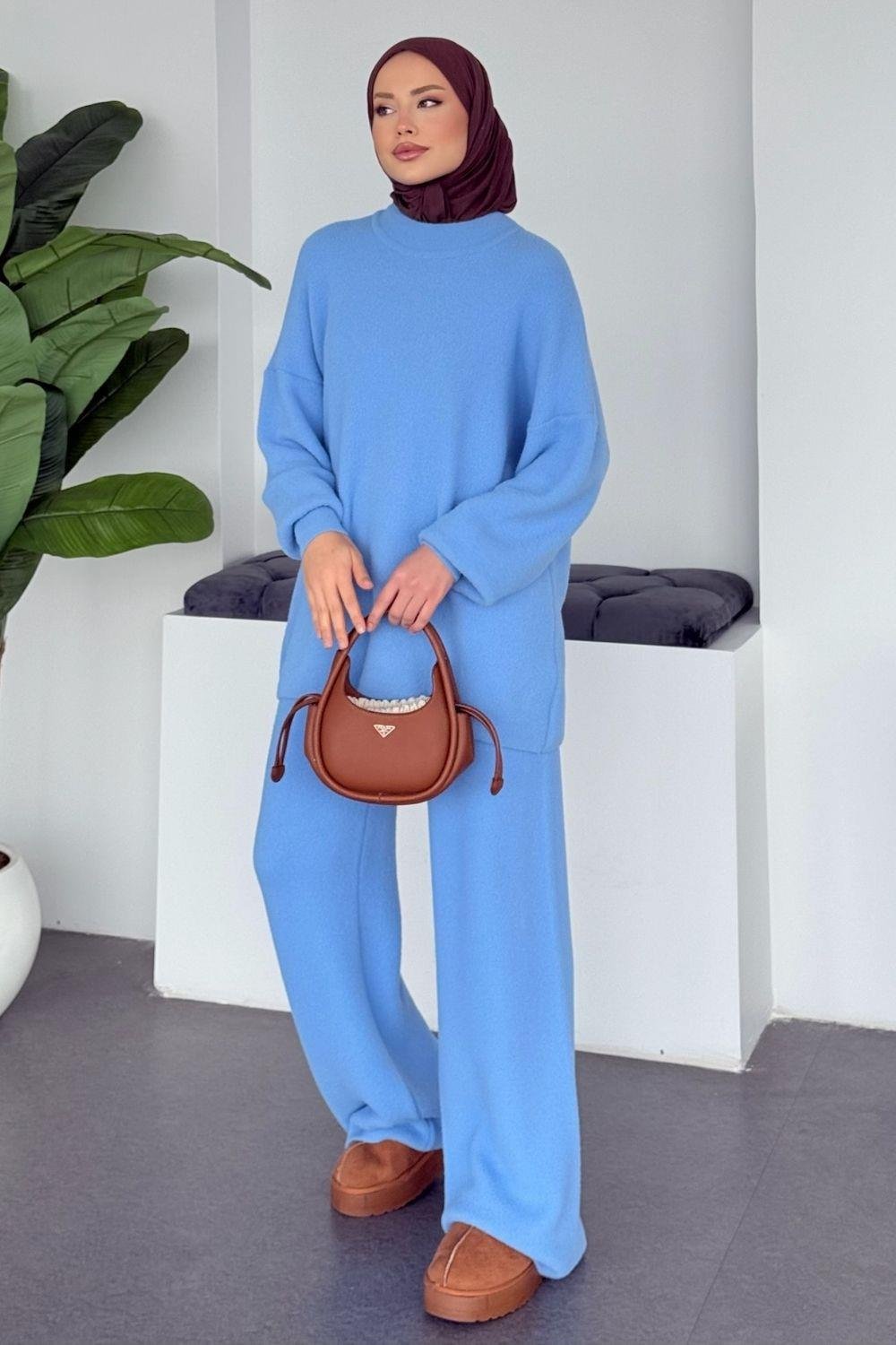 Dilşah Angora Takım Mavi 25650 