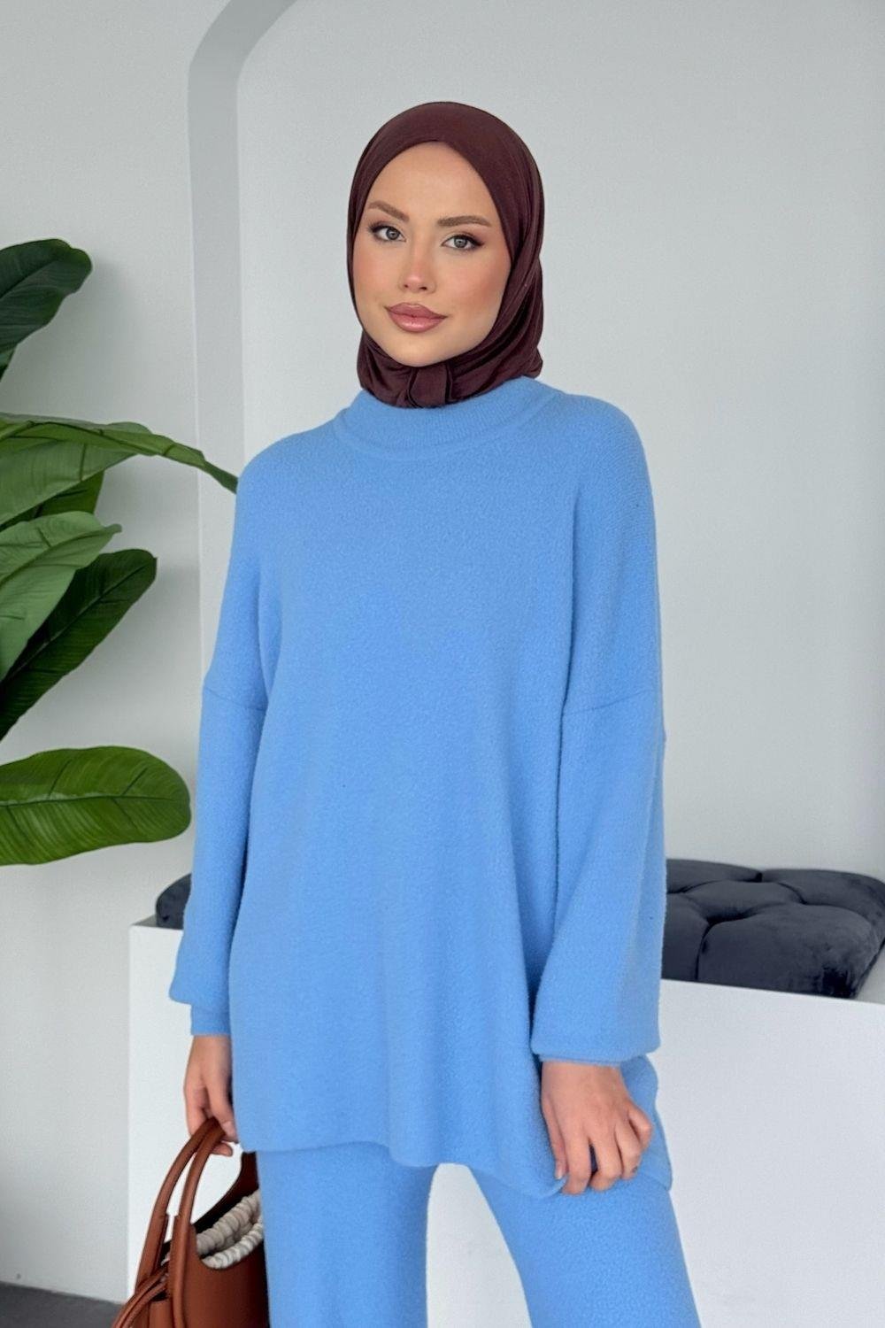 Dilşah Angora Takım Mavi 25650 