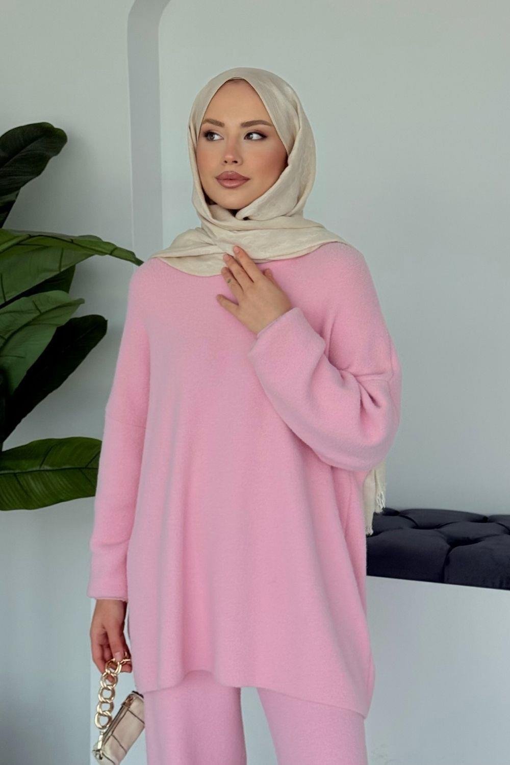 Dilşah Angora Takım Pembe 25650 