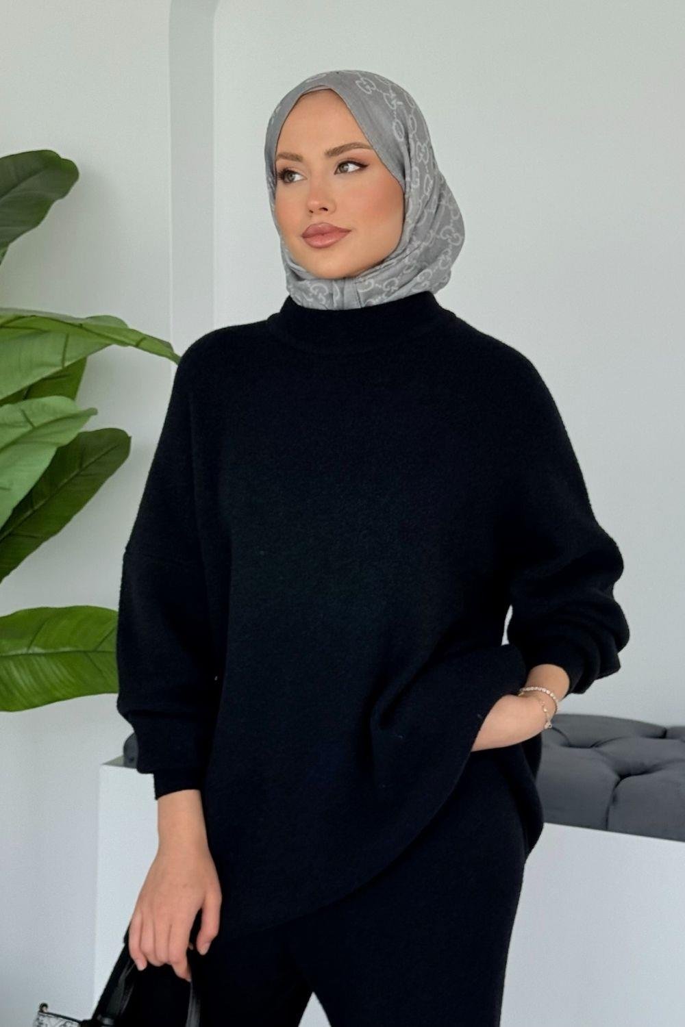 Dilşah Angora Takım Siyah 25650 