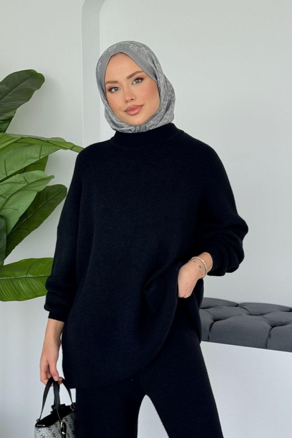 Dilşah Angora Takım Siyah 25650 