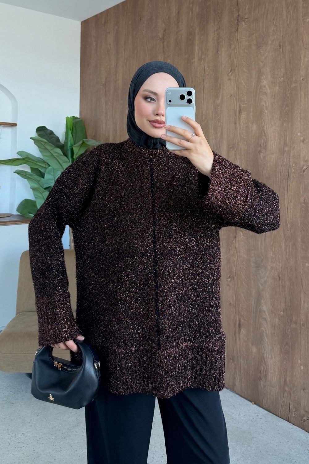 Sim Sakal Salaş Tunik Kahverengi 25900 