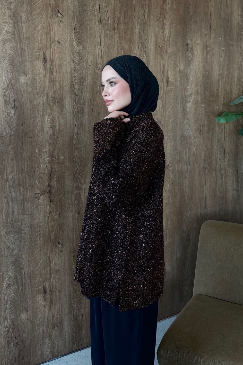 Sim Sakal Salaş Tunik Kahverengi 25900 