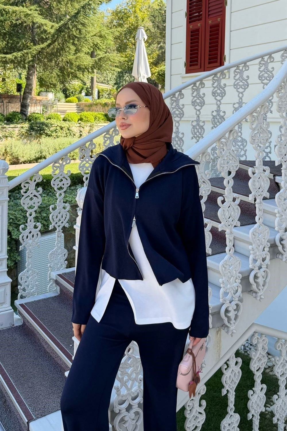 Taç Üçlü Merserize Takım Lacivert 25910 