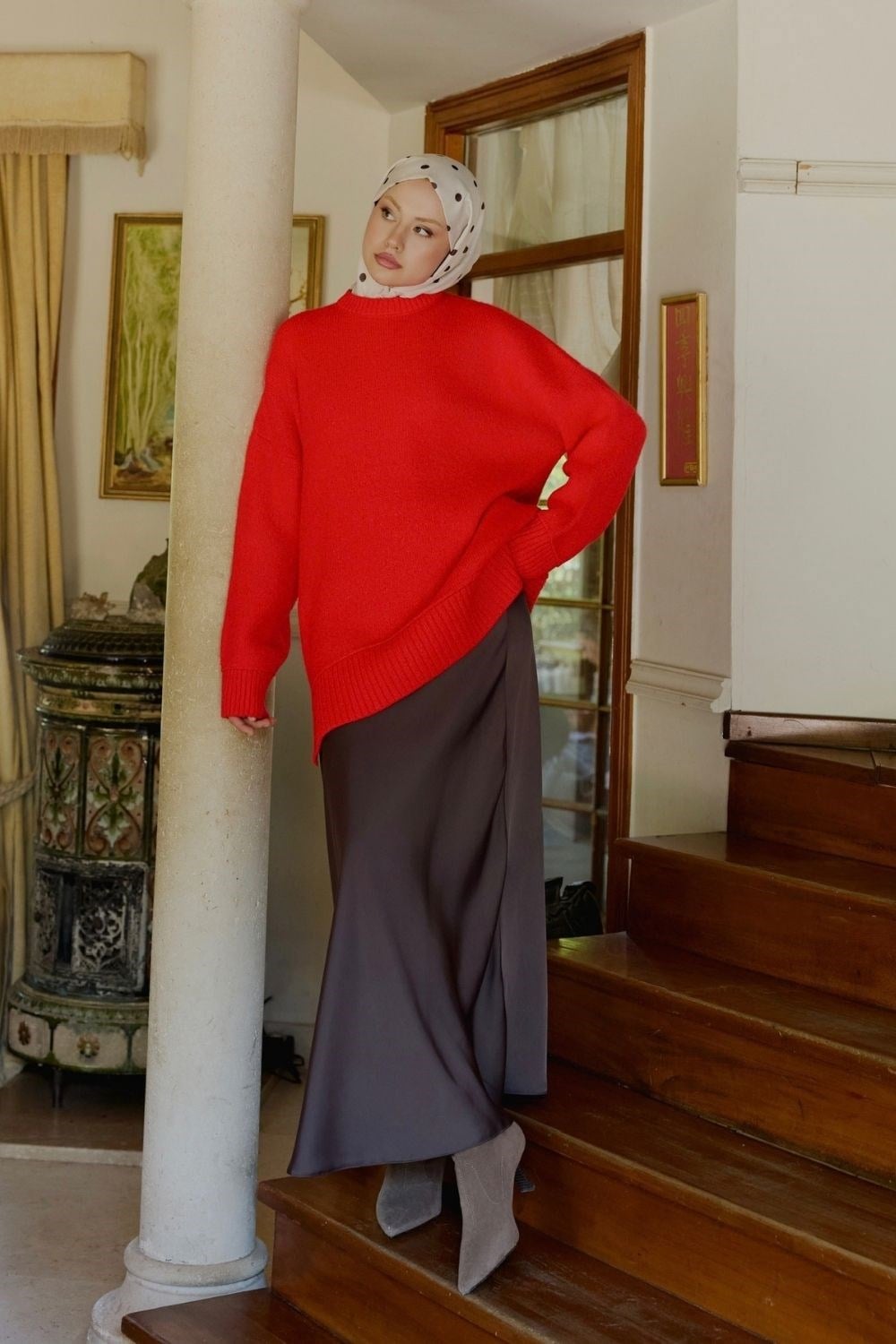 Elya Yumoş Tunik Kırmızı 26194 