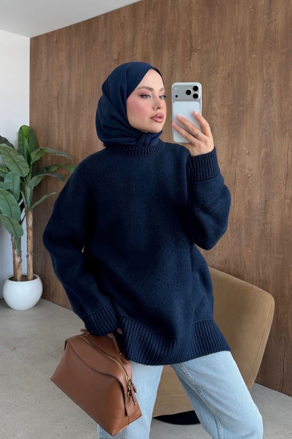 Elya Yumoş Tunik Lacivert 26194 