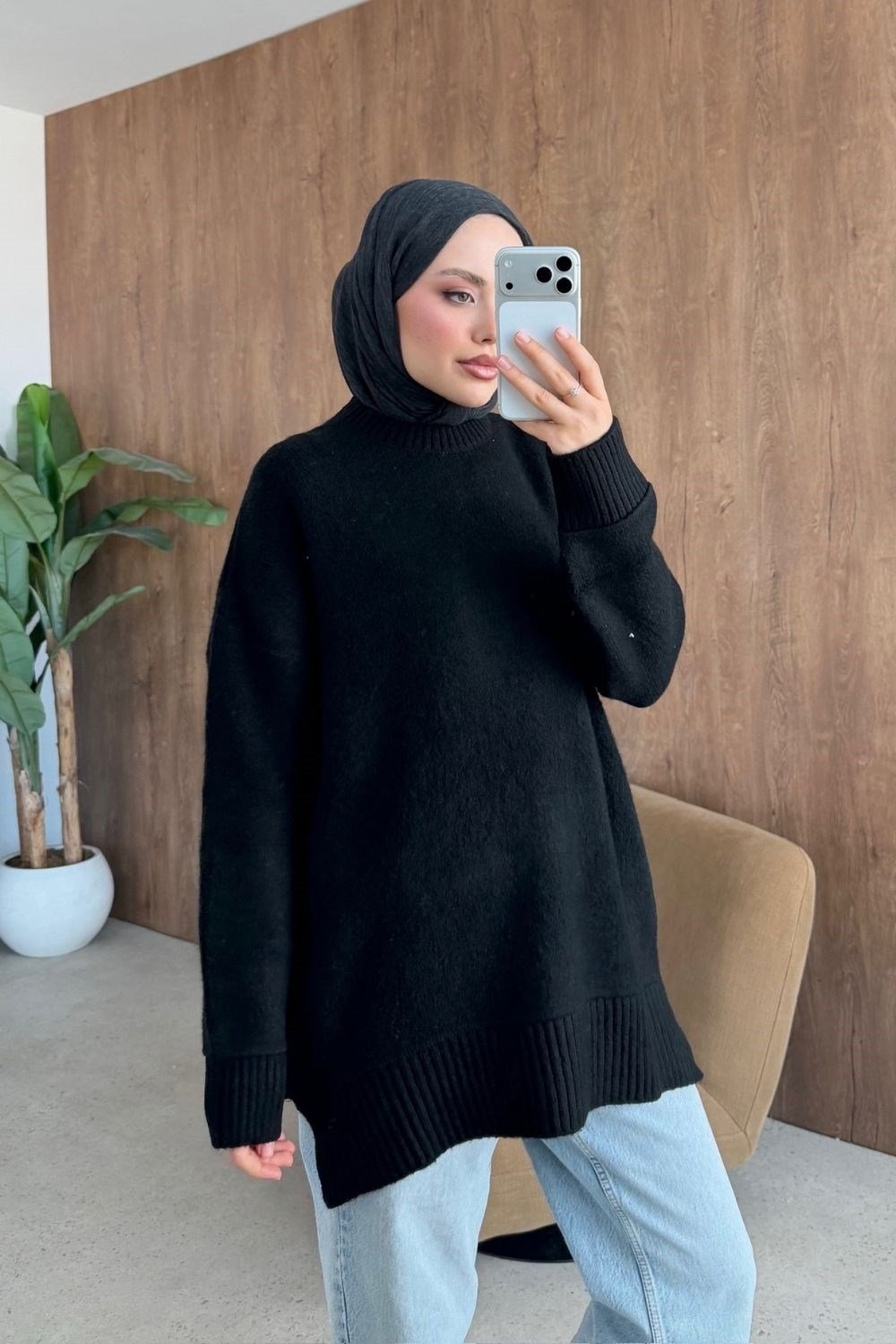 Elya Yumoş Tunik Siyah 26194 