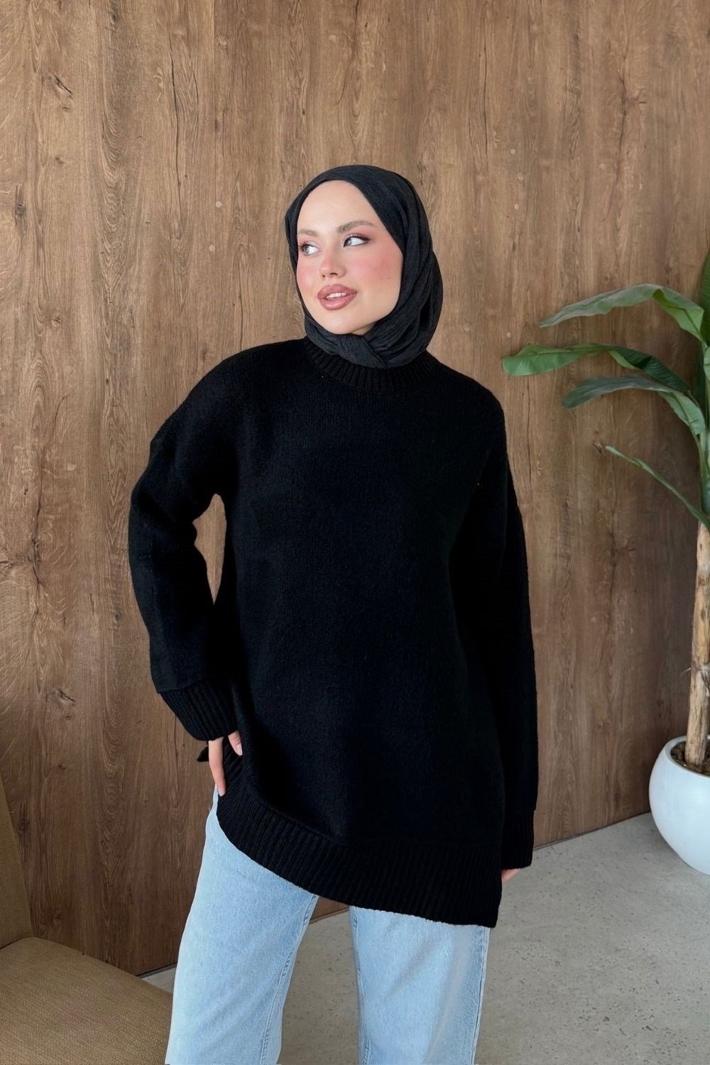 Elya Yumoş Tunik Siyah 26194 