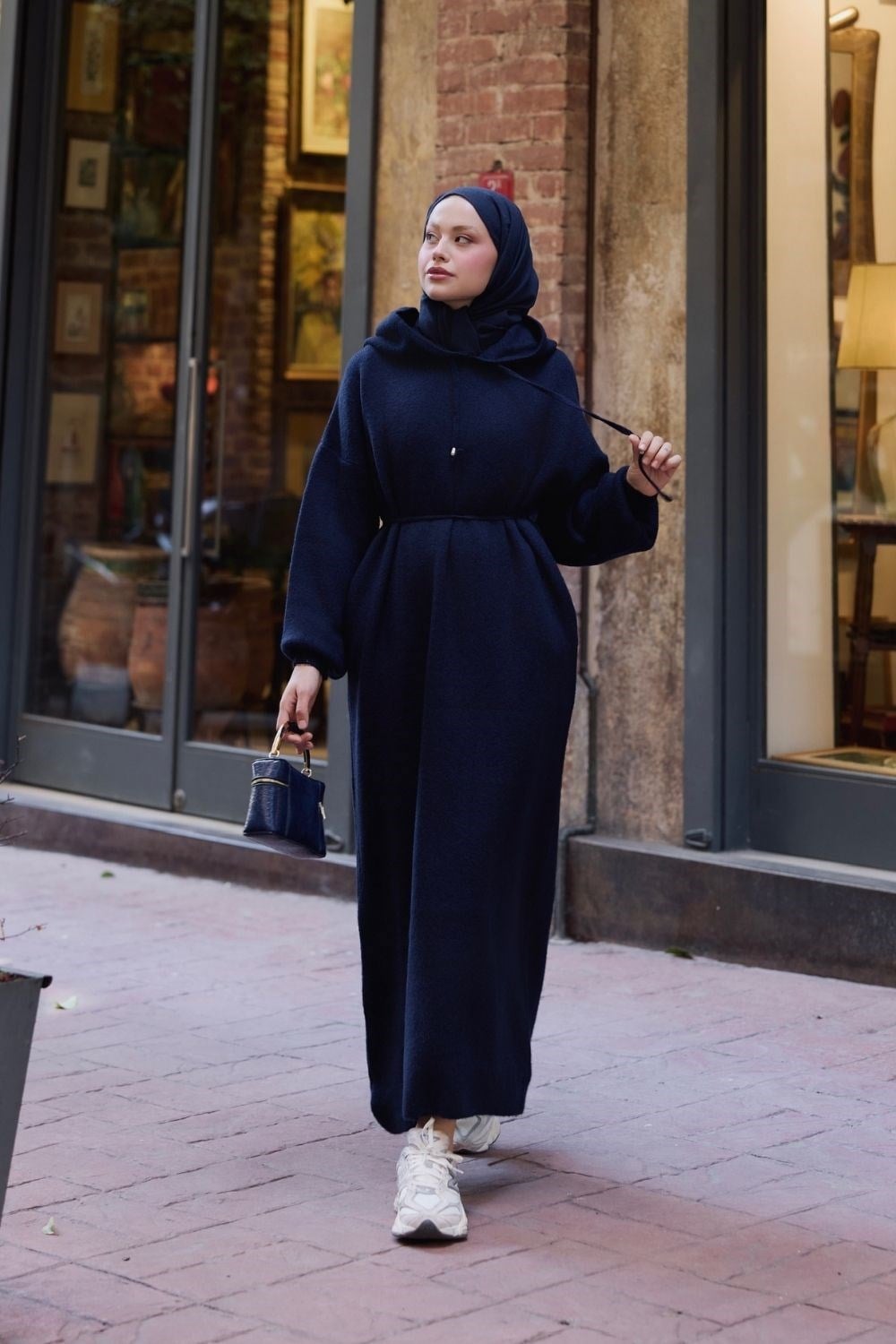 Eleni Yumoş Elbise Lacivert 26214 