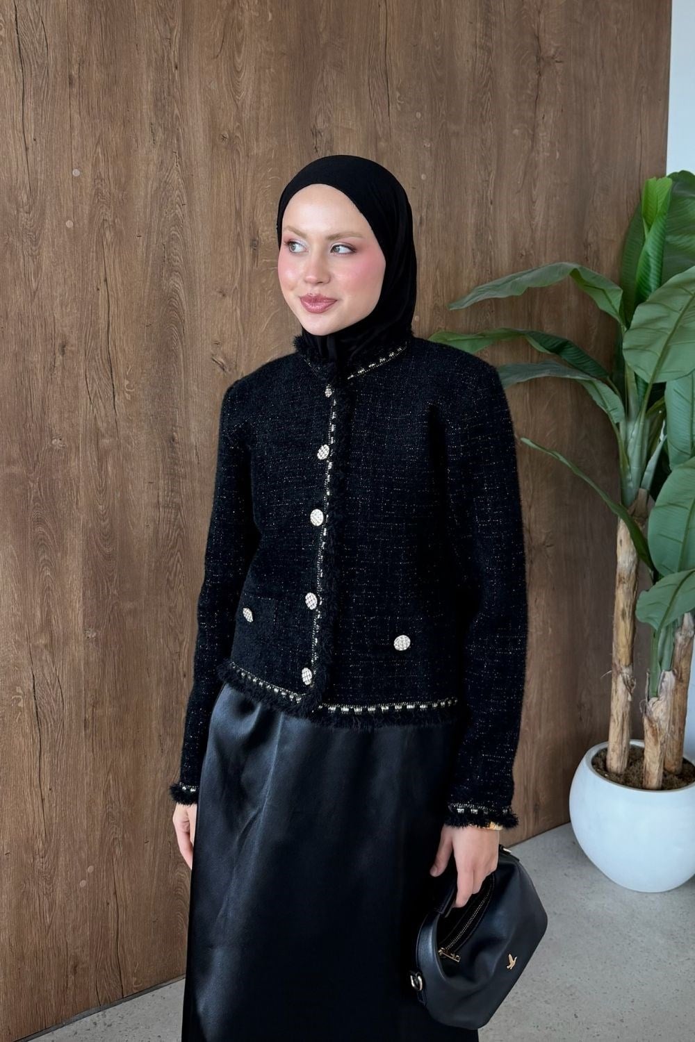 Angore Elexus Ceket Siyah 26220 