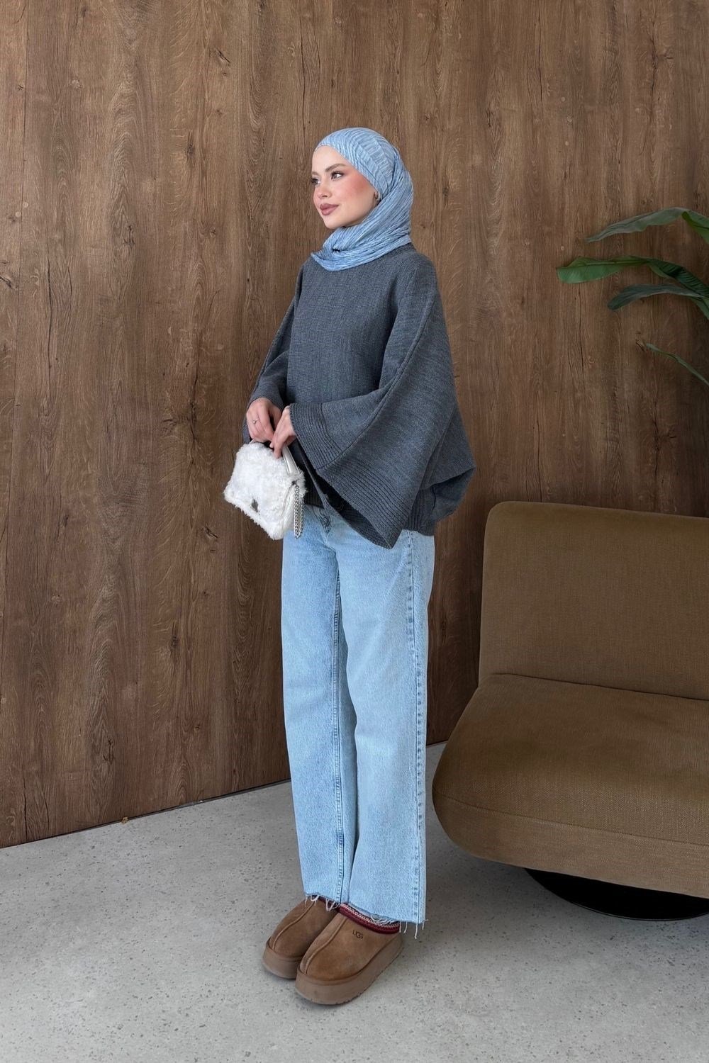 Yarasa Tunik Gri 26262 