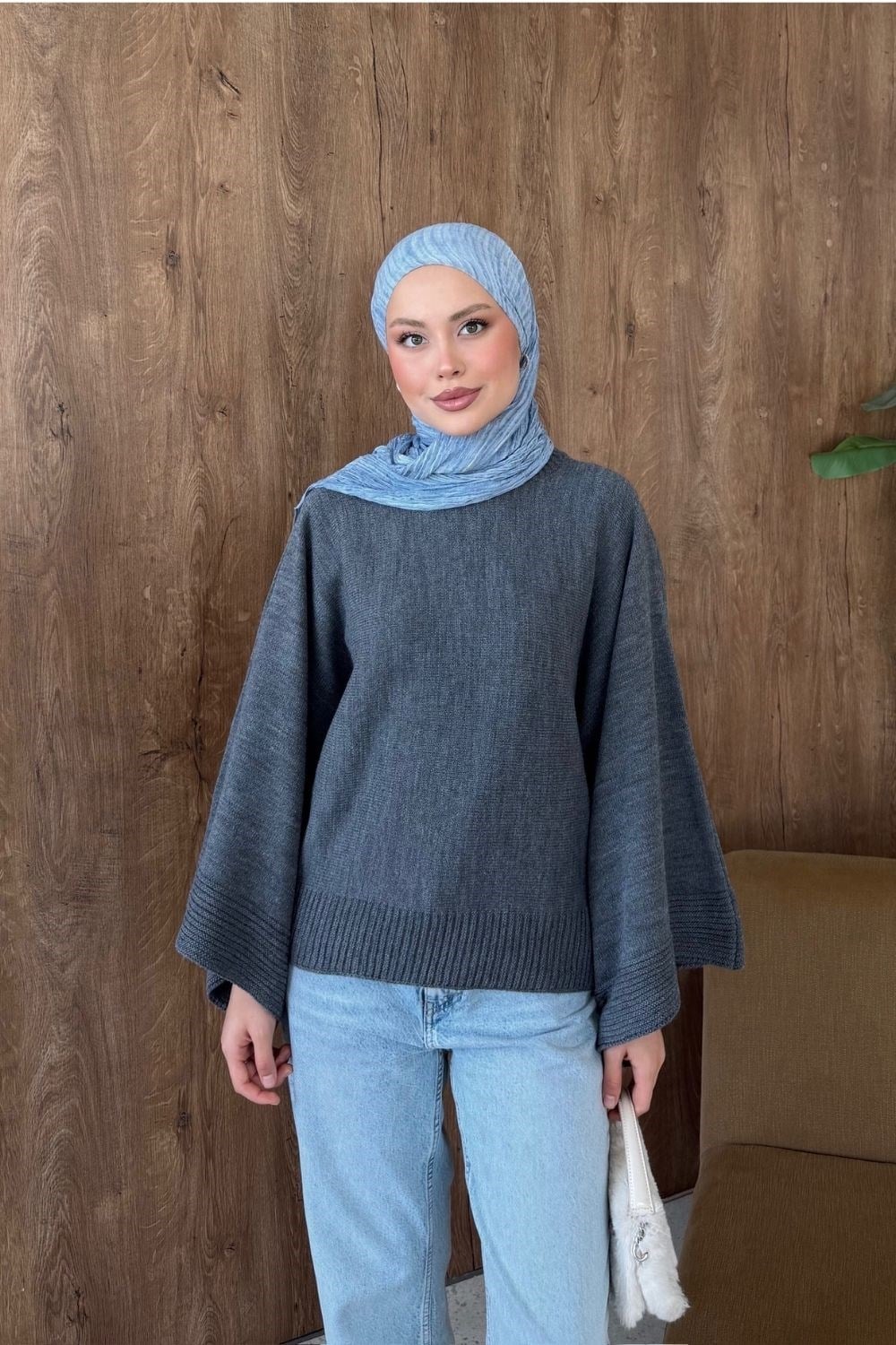 Yarasa Tunik Gri 26262 