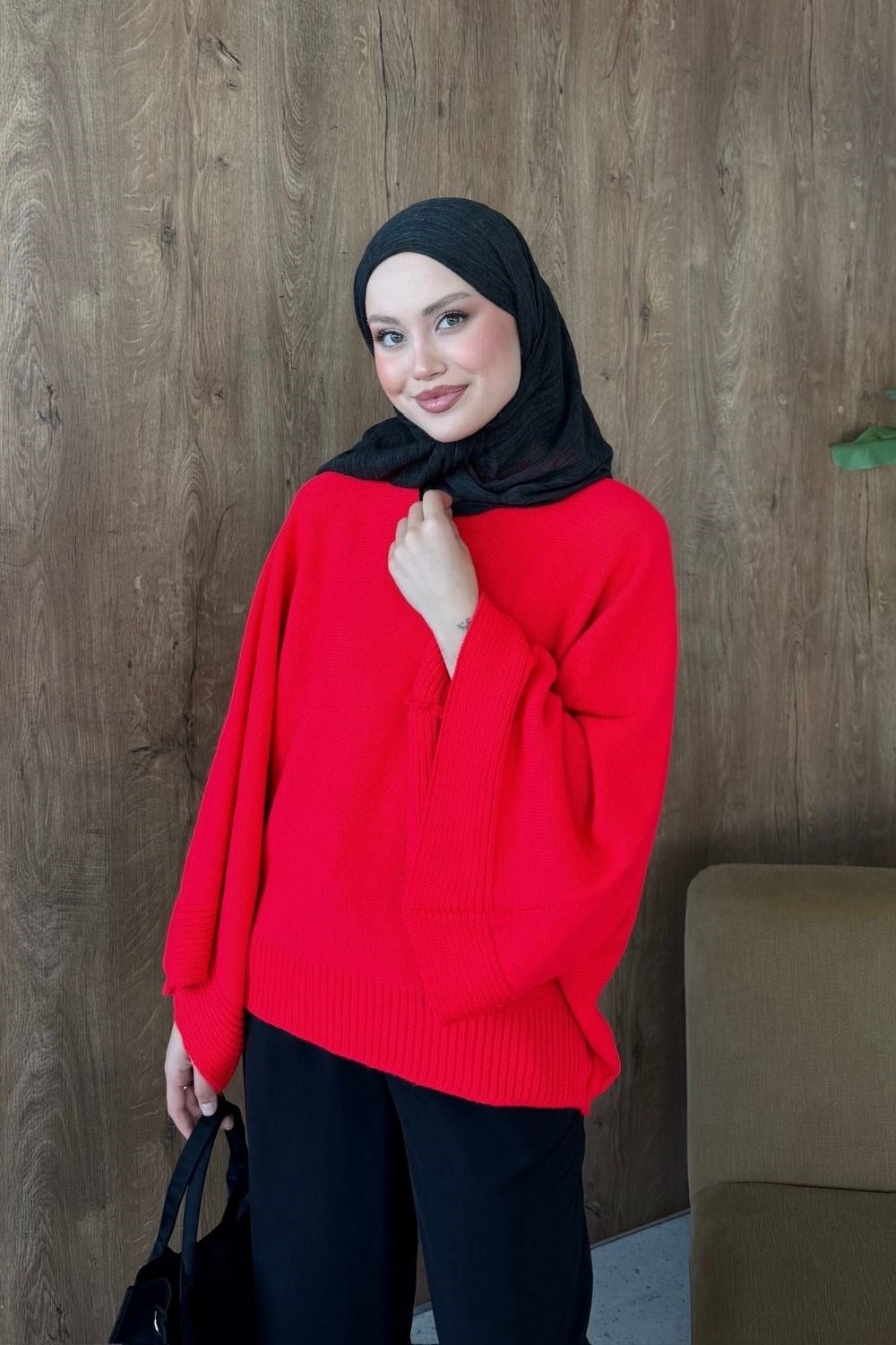 Yarasa Tunik Kırmızı 26262 