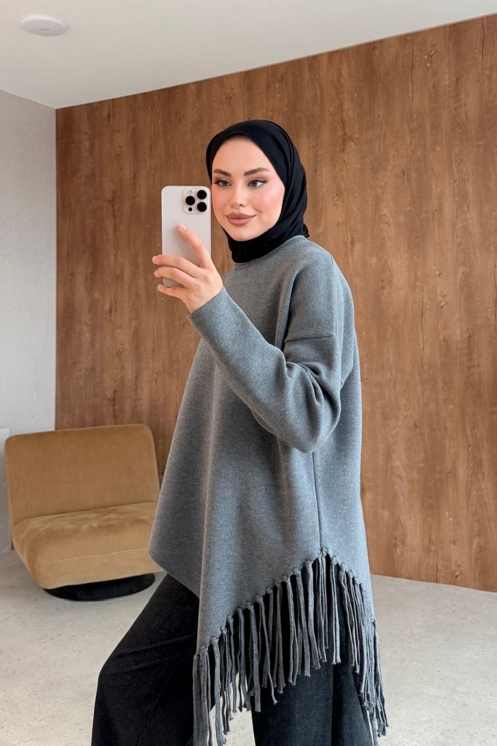 Püskül Detay Kazak Füme 26272 
