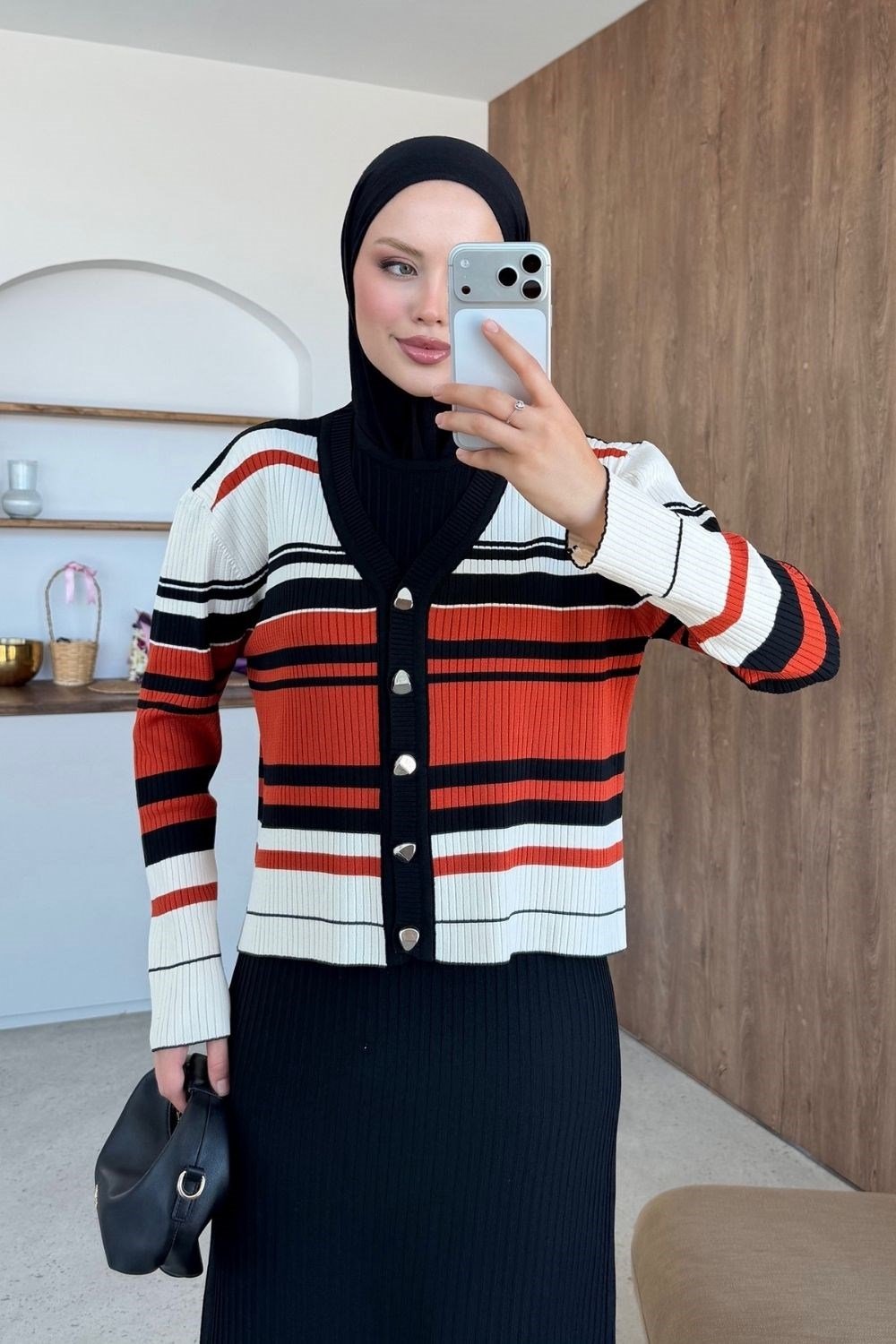 Falco Çizgili Takım Turuncu-Siyah 2690 