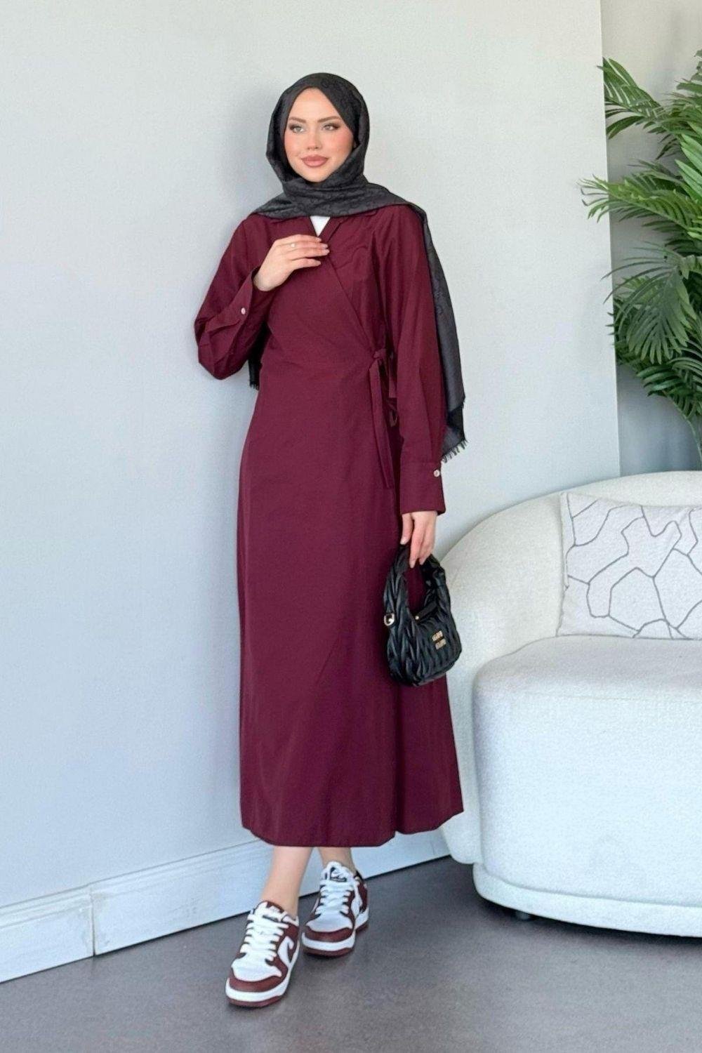 Derinay Elbise Bordo 3015 