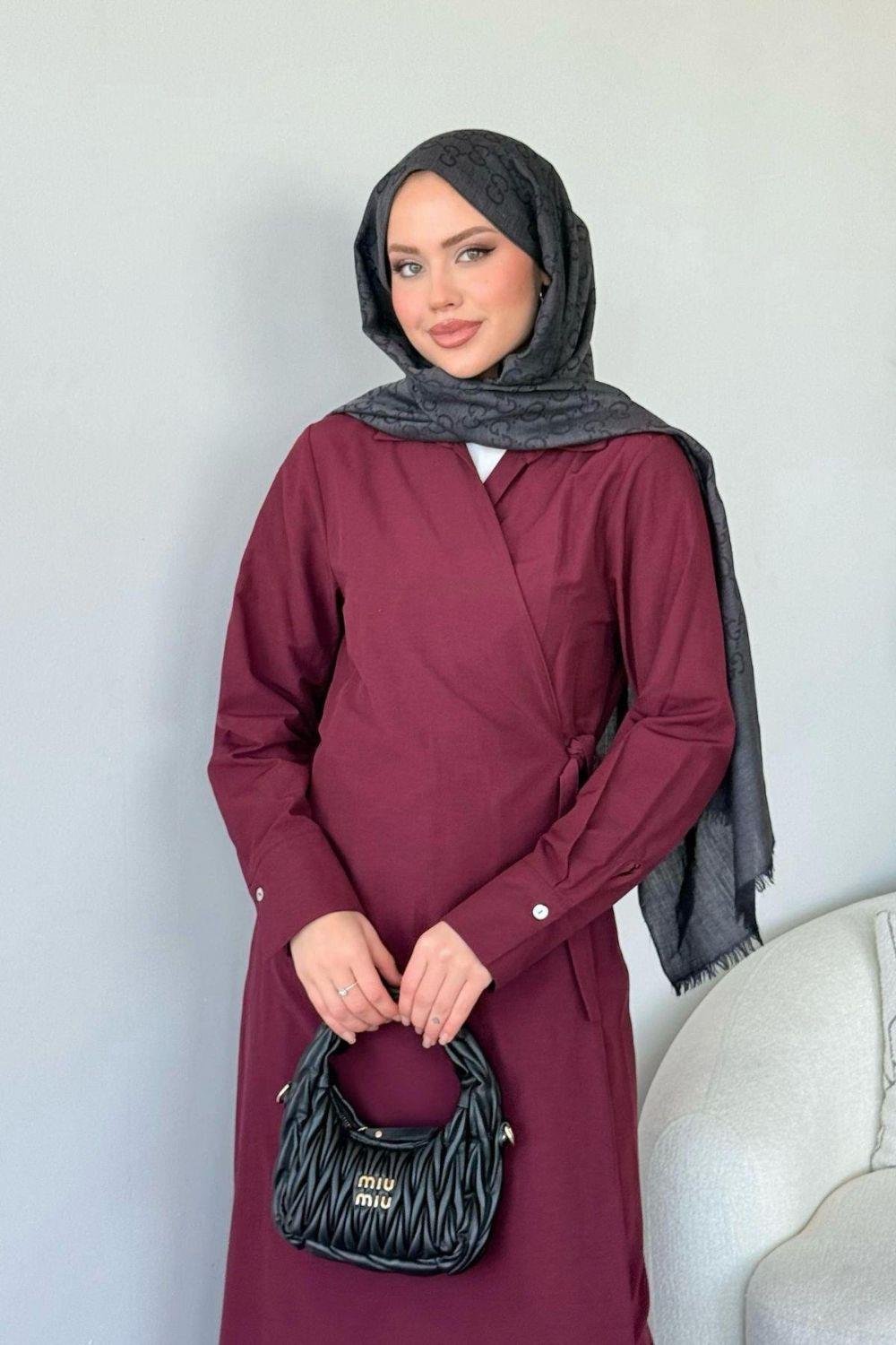Derinay Elbise Bordo 3015 