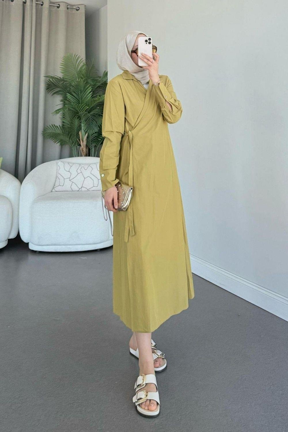 Derinay Elbise Yağ Yeşili 3015 