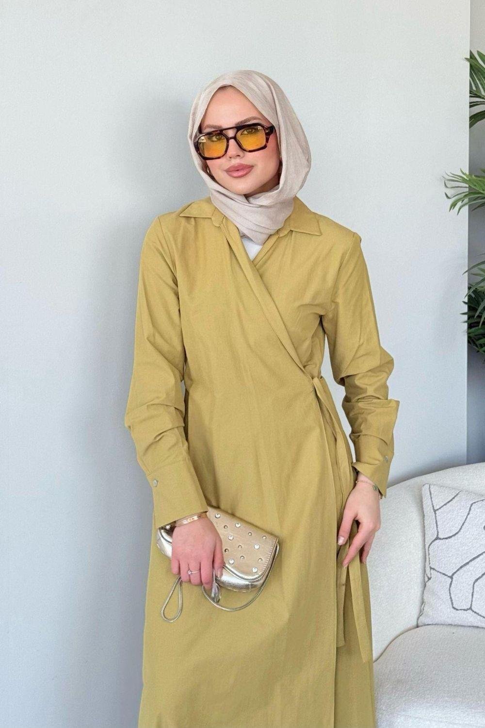 Derinay Elbise Yağ Yeşili 3015 