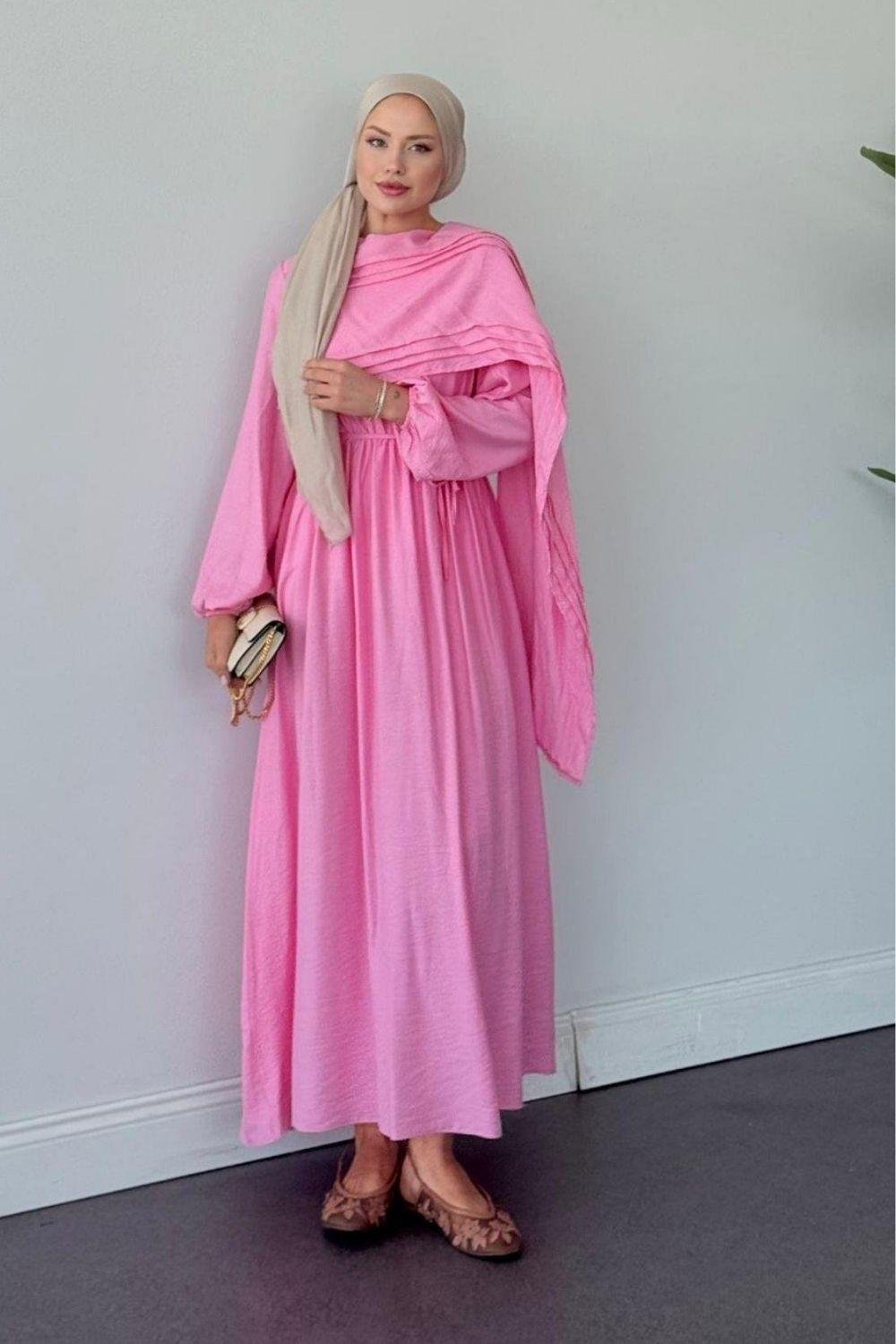 Esinti Elbise Pembe 3050 