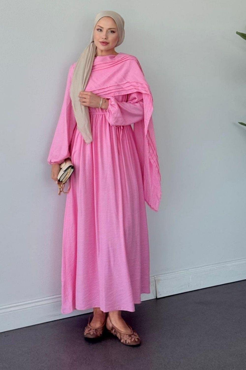 Esinti Elbise Pembe 3050 