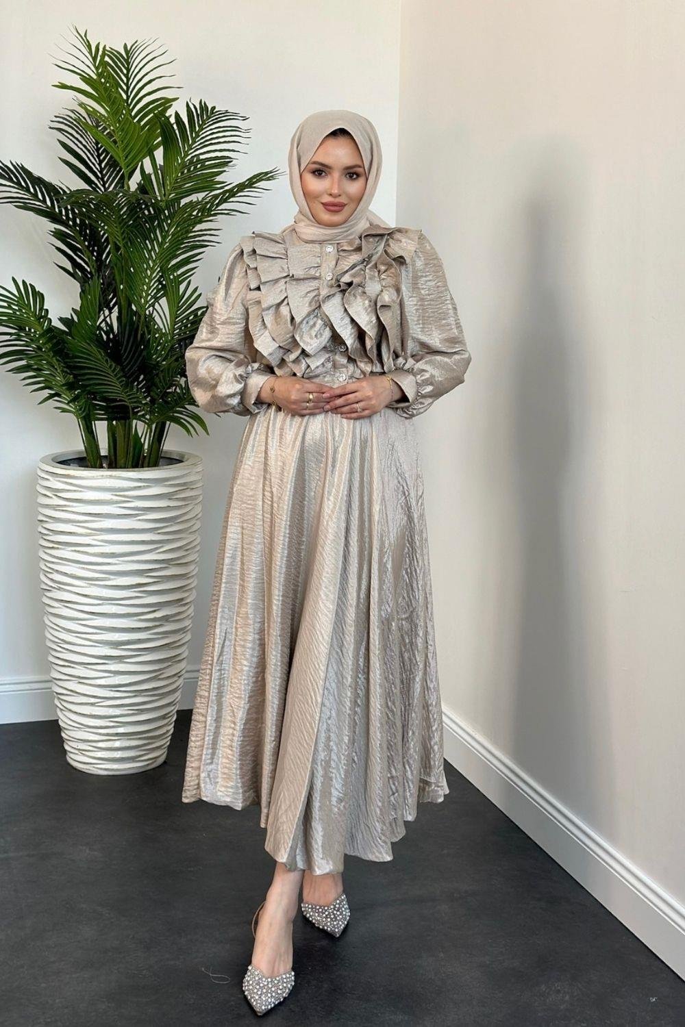 Arnisa Önü Fırfırlı Takım Taş 3063 